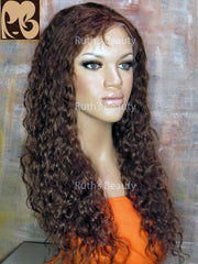 FULL LACE WIG: Caramel- Indian Remy Loose Curls